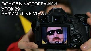 Режим "live view". Основы фотографии. Урок 29.