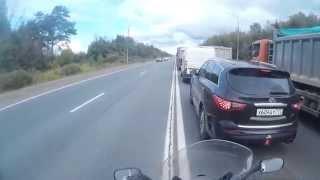 Motorcycle Riding in Russia (Honda CBF 1000)