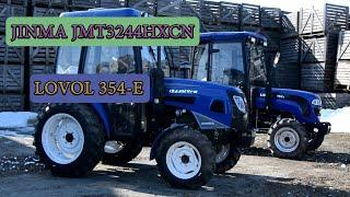 Сравнение минитракторов Jinma JMT3244HXCN с Lovol FT 354-E