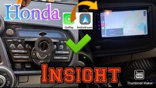 2010-2014 Honda Insight How to remove radio Apple carplay android auto Metra kit reverse camera