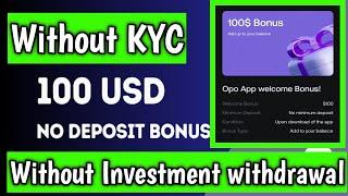 $100 No Deposit Bonus Forex || Landing broker OPO app Forex Trading|| Forex Trading 2025 !!