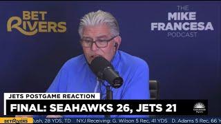 Jets Lose Wild One to Seattle 26-21 - Mike Francesa Postgame Reaction