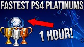 7 EASY PS4 Platinum Trophies You Can Earn in UNDER an Hour! (#1)