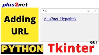 Adding hyperlink to a Tkinter window to open web browser in local computer using webbrowser library