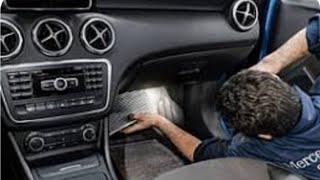 Замена фильтра салона Mercedes Benz replacing the cabin filter