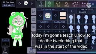 How to twerk in Gacha club//Tutorial//