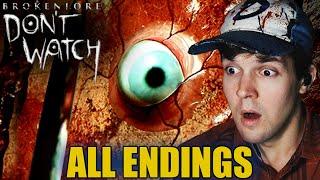BrokenLore: DON'T WATCH (Full Game - All Endings & Achievements)