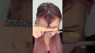 Koreyski cholka kesishni organamiz#hairstyle #rekkk #shortsyoutube #koment #koreya