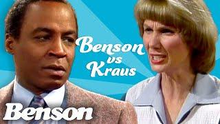 Benson | Benson Vs Kraus: The Funniest Fights! | Classic TV Rewind