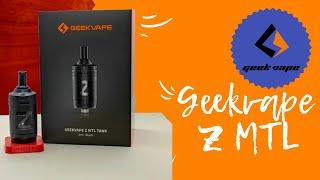 Geekvape Z MTL Tank. Ein MTL´er den ich endlich für meinen Probiervideos gebrauchen kann.