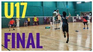 THEJAS RAM VS MOHAMMED RAZAL :PALAKKAD DISTRICT BADMINTON TOURNAMENT U17 SINGLES FINAL 2021