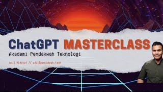 ChatGPT Masterclass