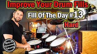 Improve Your Drum Fills - Drum Fill Of The Day #13 Intermediate Drum Fill Tutorial Lesson