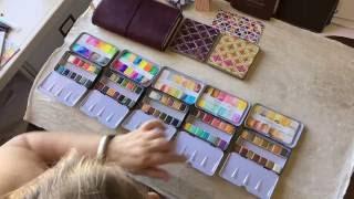 Prima Marketing Watercolors for painting in your Travelers Notebook and beyond