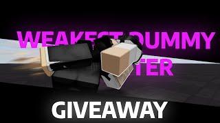 The Weakest Dummy Counter giveaway