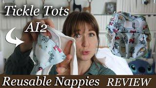 TICKLE TOTS ALL IN 2 CLOTH NAPPY REVIEW | 2 LAYERS | ALINA GHOST