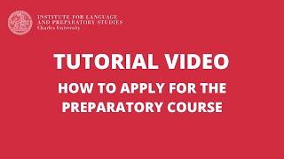 How to Apply for ÚJOP Preparatory Course 2023/24