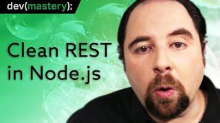 Designing a clean REST API with Node.js (Express + Mongo)