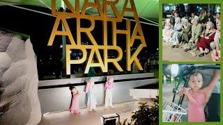 GAVA GADIS BARENG KELUARGA MAIN DI KIARA ARTHA PARK BANDUNG  AIR MANCUR JOGET-JOGET #viralvideo