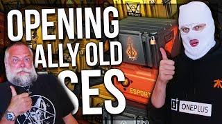 OPENING REALLY OLD CS:GO CASES (BRAVO, ESPORT ETC)