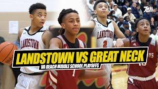 Crowded Middle School PLAYOFFS!! Rashad Shaw  Damien Robinson