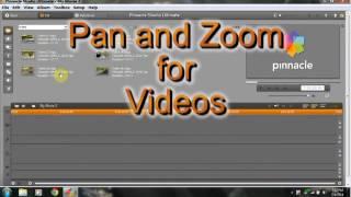 006 Pinnacle 15 How to Use Pan And Zoom for Video  vcoflw tutorials