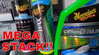 A Mega MEGUIAR'S Stack!! How Does It Hold Up? Let's Find Out!!