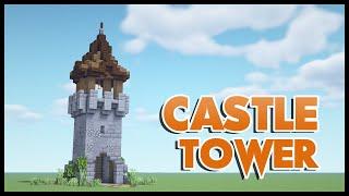 Minecraft: How to Build a castle Tower [ Tutorial ]