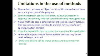 Security Mechanisms for Applications Developed in Java