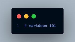 How to Create Engaging Technical Documentation with Markdown:  Markdown 101