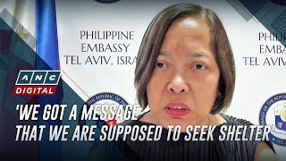 PH ambassador to Israel told to seek shelter minutes before TV interview | ANC
