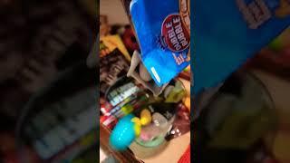 ASMR DOUBLE BUBBLE EGG SHAPED BUBBLE GUM #short #candy #asmr  #doublebubble #sweet #satisfying