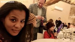 Dutch Filipino enjoy Christmas Brunch in Real Castle ‍‍‍ RodVivKids Family Vlog Philippines