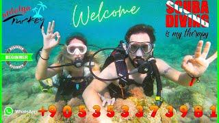 Girl and boy Diver | The Scuba Diving Center You Want in Antalya | Turkey