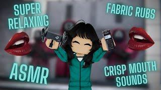 Roblox ASMR mouth sounds and fabric rubs on mic