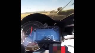 Kawasaki ninja H2r top speed flyby