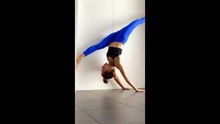 flow Yoga Art  and CONTORTION Training ~ Splits for Stretching and Flexibility , Flexible Legs #yoga