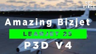 P3D V4 | Finally A Remarkable Business Jet! | Xtreme Prototypes Lear 25 First Look