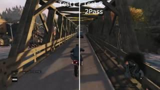 Watchdogs - Variable Bit rate (VBR)Comparsion - 1 Pass vs 2 Pass