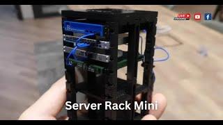 Pasang Server Rack Mini - Gashapon Miniature Internet Equipment