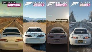 1998 Toyota Supra RZ - All Forza Horizon Games Sound Comparison