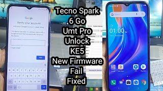 Tecno Spark 6 Go Frp (KE5) Umt pro Unlock Google Account Remove Umt