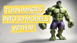 Turn images into 3D models with ai