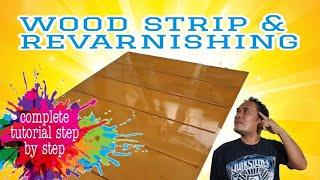 Wood Strip And Revarnishing | Best varnish/paints ideas & techniques