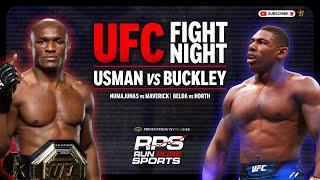 MMA DFS & Bets | USMAN vs BUCKLEY | 6/14 - UFC Fight Night