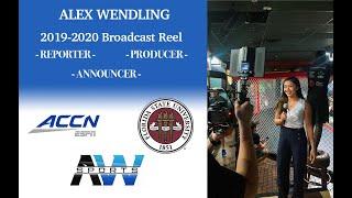 2019-2020 Broadcast Reel by Alex Wendling