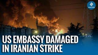 Iranian Missile Strike Hits US Embassy in Tel Aviv; Facility Closed, Footage Shows Extensive Damage