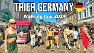 Trier City, Germany / Walking tour to discover 9 most beautiful sights in Trier  in Germany 4K HDR