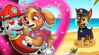 Marshall & Skye Falls In Love With Chase - Happy Story | Rainbow Friends 3