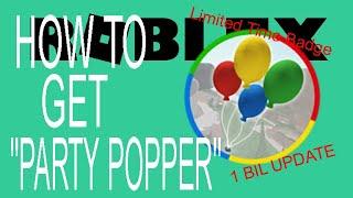 Roblox How to Get The "PARTY POPPER" Badge [Epic Minigames]